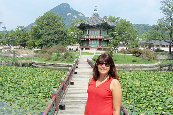 Amanda Pentecost is a recent PhD graduate and NSF Graduate Research Fellow who traveled to South Korea as a dual Whitaker and Boren Fellow.
"My time as both a Whitaker and Boren Fellow has helped me to become a more well-rounded international and interdisciplinary researcher. "